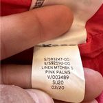 Gap  Women Floral Print Maxi Skirt Pink Palms linen cotton blend size medium Photo 6