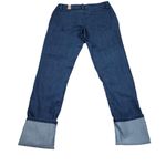 prAna Kara Rolled Skinny Jeans Indigo Blue Size 4 27 Stretch Cuffed Low Rise Photo 2