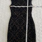 MADRAG Women’s Black Velvet Flower Dress A Photo 8