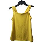 Hot Kiss Yellow Tank Top Sleeveless Bow Accent Casual Top Size M Photo 1