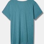 Torrid  Yosemite Vintage Cotton Jersey Slub Crew Notch Blue Tee Shirt - size 1 Photo 11