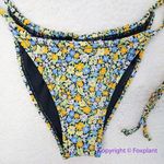 NEW Rhythm Free People Carrie Itsy Bikini Bottom, size XL Blue Photo 5