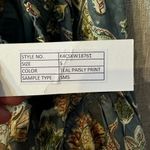 Bishop and Young Adorable  teal green paisley flounce skirt Size S Photo 3