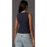Reformation Midnight Blue Organic Cotton Knit Tank - L Photo 2