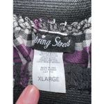 Vintage Goth Emo y2k Purple & Black Multi Buckled Mini Skirt Photo 5