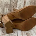 Toms Elba Perforated Leather Heeled Sandals Size 8 Photo 5