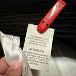 Mac Duggal Black Shimmering Pleated A-line 3/4 Sleeve Full Length Gown NWT Photo 4