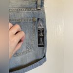 Gap  New Light Wash Distressed Mid Rise Cuffed Denim Shorts #Pk Photo 7
