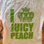 Juicy Couture vintage y2k i love juicy peach nwt green letter print crop top Photo 6
