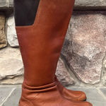 Teva Women's Afton Boot Tall Cognac Brown Leather Riding Boot Winter Snow Photo 0