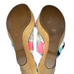 Emilio Pucci  Firenze Velvet Raffia Wedge Sandals Shoes size 6 Photo 10