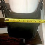 Coach Vintage  Black Leather Bleeker Slim Duffle Feeder Crossbody Shoulder Bag Photo 10