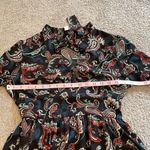 Forever 21  Long Sleeve All Over Paisley Print Mini Dress | Size Small Photo 9