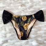 Somedays Lovin Princess Polly Black Yellow Floral Mesh Bikini Bottoms Sz XS Photo 37