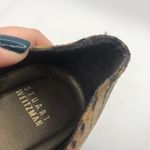 Stuart Weitzman BROWN & BLACK LEATHER ANIMAL PRINT SNAKESKIN EMBOSSED HEELS (9) Photo 13