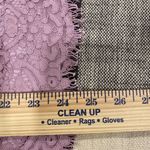 J.Crew XS Tank Top Lace Ruffle Neck Lavender Purple Pastel Pink Scalloped Photo 8