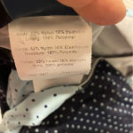 Motherhood Maternity Tankini Medium Blue Polka Dots Photo 9