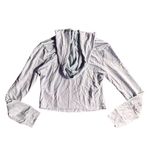 Halara NEW Hooded Drawstring Cut Out Cropped Casual Hoodie Sweatshirt Photo 7