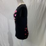 Disney Mickey and Minnie Black Be Mine Valentine Tee Size Medium Photo 4