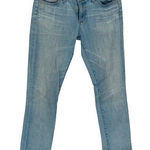 AG Adriano Goldschmied Women's The Stilt Cigarette Leg Jeans Blue Denim Size 28 Photo 0