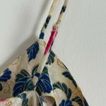 Victoria's Secret Vintage Gold Label Satin Floral Mini Dress Pink Roses Sz Small Photo 5