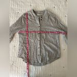 Madewell  Bell Sleeve Button Front Windowpane Plaid Long Sleeve Shirt Size XS Photo 8