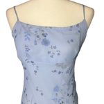 My Michelle 90’s Y2K Baby Blue Floral Midi Dress 9/10 Ruffle Hem Photo 1