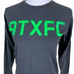 Mitchell & Ness Mitchell Ness ATXFC Black Long Sleeve Graphic Tee MLS Soccer Streetwear S Photo 1