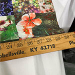 Skye's the Limit Soft Pant Boho Hippie Floral Patchwork W/Pockets LG NEW Green Photo 9