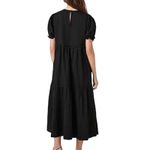 Forever 21  Women's Denim Ruffle Tiered Maxi Dress M Photo 2