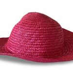 Pink Straw Summer Hat Photo 1