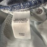 Lucky Brand  SZ 16/33 Rigid Denim Maxi Jean Skirt Modest Zip-Fly Frayed Hems Blue Photo 11