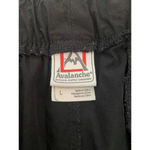 Avalanche  Women's Black Drawstring High Rise Athletic Shorts Size Large Photo 3