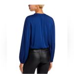 Bella Dahl  Shirred Bubble Top Midnight Medium Photo 1