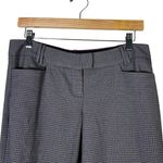 The Limited  Drew Fit Flare Pants Womens 4 Burgundy Houndstooth Work Chic Photo 1