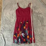 Old Navy  Purple Tropical Floral Print Fit & Flare Summer Sundress Size Small Photo 5