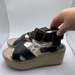 ALOHAS NWB  Kailua  Black  Platform Wedge Leather Espadrille Sz 39 /8.5 1699 Photo 5