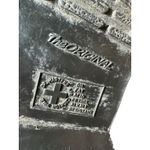 Dr. Martens Black Mono Lace Up Boots Sz 7 Virginia Leather 24479 Women's #S111-3 Photo 8