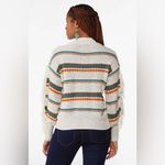 Cato Stripe Fringe Sweater Size L Photo 1