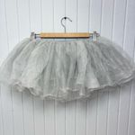 Halloween Adult One Size Fits Most Silver/Gray Sparkly TUTU‎ Gray Photo 5