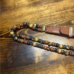 Beaded Belt Size‎ M/L Brown Photo 1