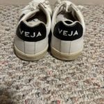 VEJA Esplar Logo Leather Low-Top Sneakers White Black- Size 36 (5) Photo 3