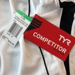 Tyr. Womens Competitor Tank Top Mesh Athletic Triathalon Running White M Photo 3