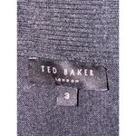 Ted Baker  London Charcoal Gray‎ Kristo Waterfall Asymmetric Cardigan Sweater 8 Photo 9