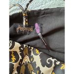 Free People  Queen Of Hearts Mini Dress Womens 6 Jacquard Print Gold Baroque Prom Photo 11