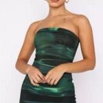 White Fox Boutique new White Fox ❤︎︎ aso TV Spark The Passion Mini Dress ❤︎︎ Green Distortion ❤︎︎ Photo 0