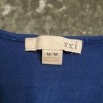 Forever 21  Blue Embroidered Floral Summer Dress Photo 4