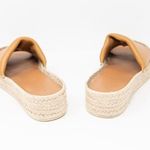 Vince Women's Jesse Genuine Leather Slip On Open Toe Espadrille Sandals Shoes 9 Photo 2