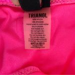 Triangl Swimwear Neon Hot Pink Floral Two Piece Bikini Set Size XS Photo 4