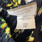 Coldwater Creek  Black Floral Maxi Skirt, dark blue, size small. Photo 5